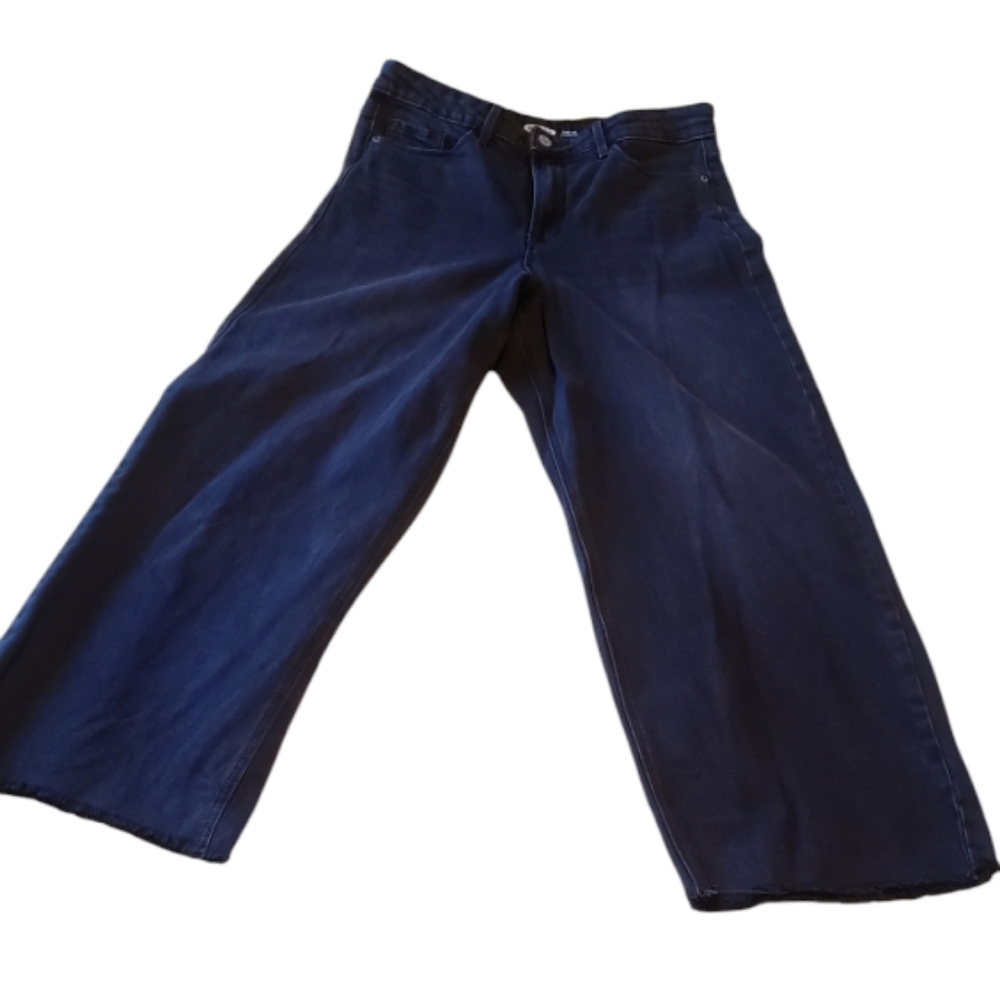 Old Navy cropped wide leg jeans